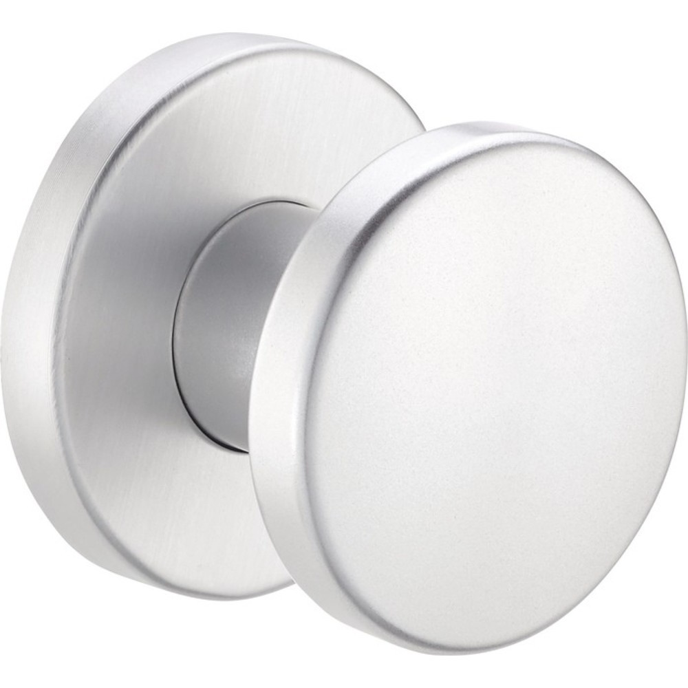 Produktabbildung: EDI Türknopf K7/052/01, Aufnahme 8 mm, Edelstahl F00, gerader Knopf