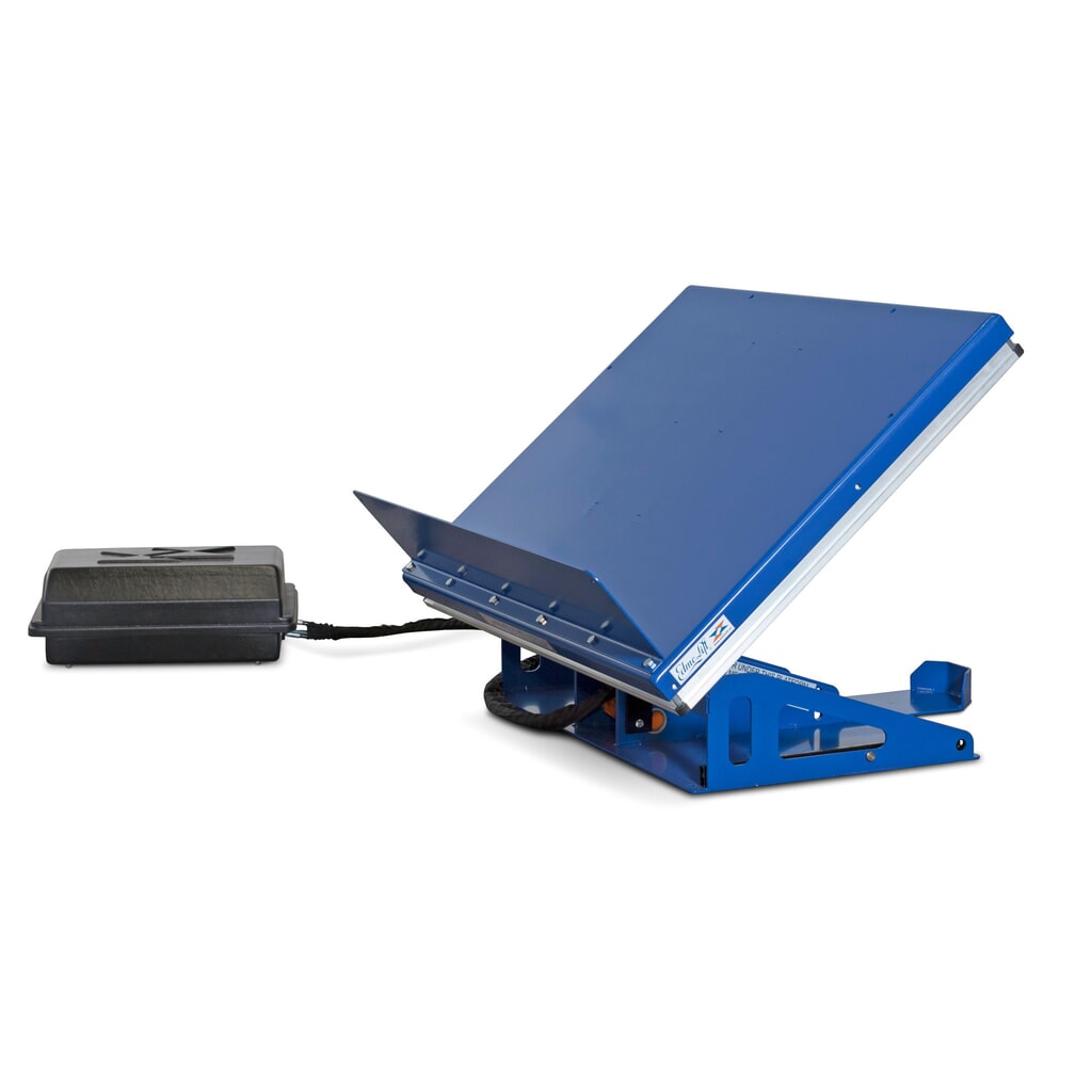 EdmoLift® Hub-Neigegerät mit geschlossener Plattform, Hub 235 - 550 mm, TK 750 kg Produktabbildung: EdmoLift® Hub-Neigegerät mit geschlossener Plattform, Hub 235 - 550 mm, TK 750 kg