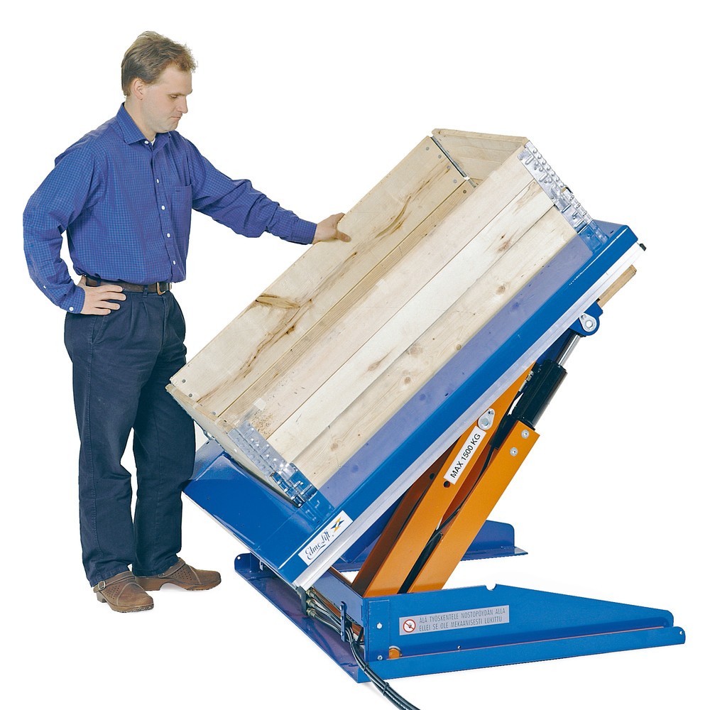 Produktabbildung Nr. 2: EdmoLift® Hub-Neigegeräte mit U-Plattform, BxT 1.050 x 1.200 mm, TK 1.500 kg
