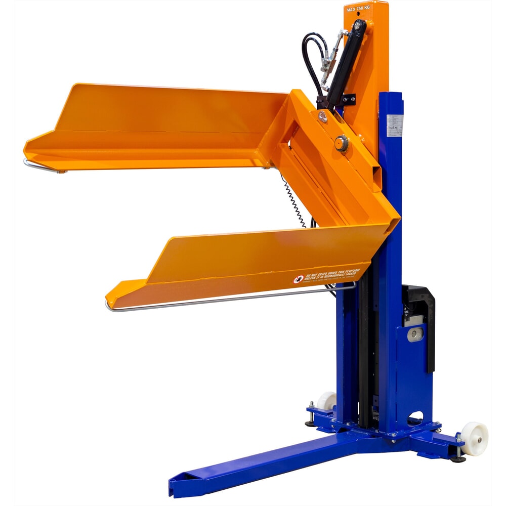 EdmoLift® Palettenheber elektro-hydraulisch mit Neigungsfunktion, Tragkraft 750 kg Produktabbildung: EdmoLift® Palettenheber elektro-hydraulisch mit Neigungsfunktion, Tragkraft 750 kg