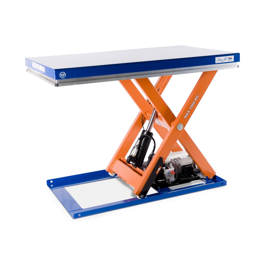 EdmoLift® Scheren-Hubtisch T-Serie, TK 1.000 kg, Plattform à 1.300 x 800 mm Produktabbildung: EdmoLift® Scheren-Hubtisch T-Serie, TK 1.000 kg, Plattform à 1.300 x 800 mm