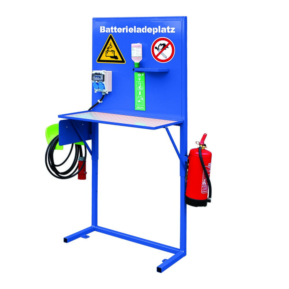 Produktabbildung: Eichinger® Batterie-Ladeplatz gem. GroLa BG und VdS-Infoblatt 2259, 2116.1 enzianblau