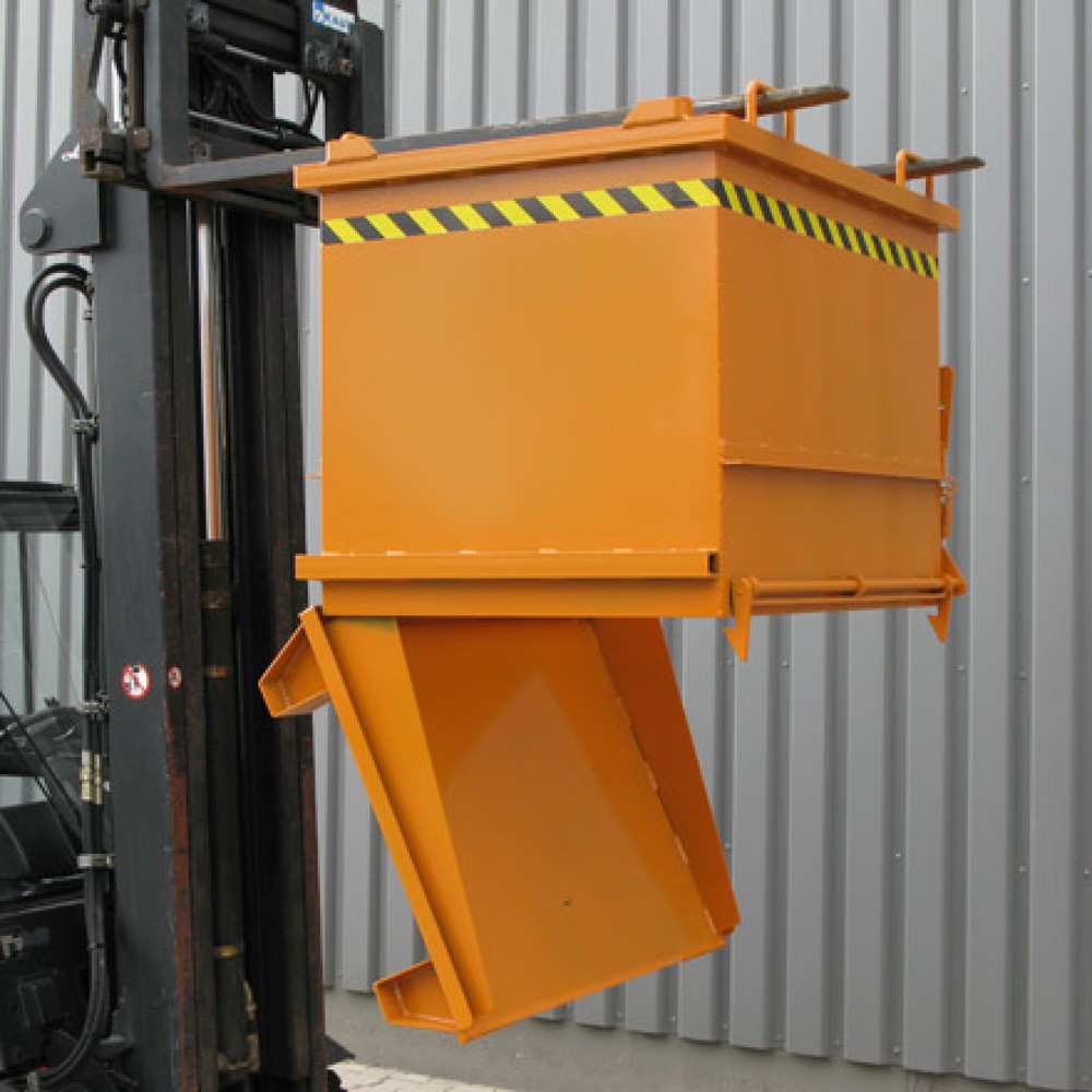 Produktabbildung Nr. 3: Eichinger® Baustoff-Container mit Klappboden, 1500 kg, 750 Liter, enzianblau