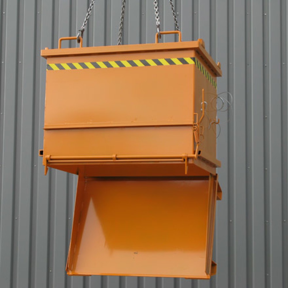 Produktabbildung Nr. 4: Eichinger® Baustoff-Container mit Klappboden, 1500 kg, 750 Liter, enzianblau