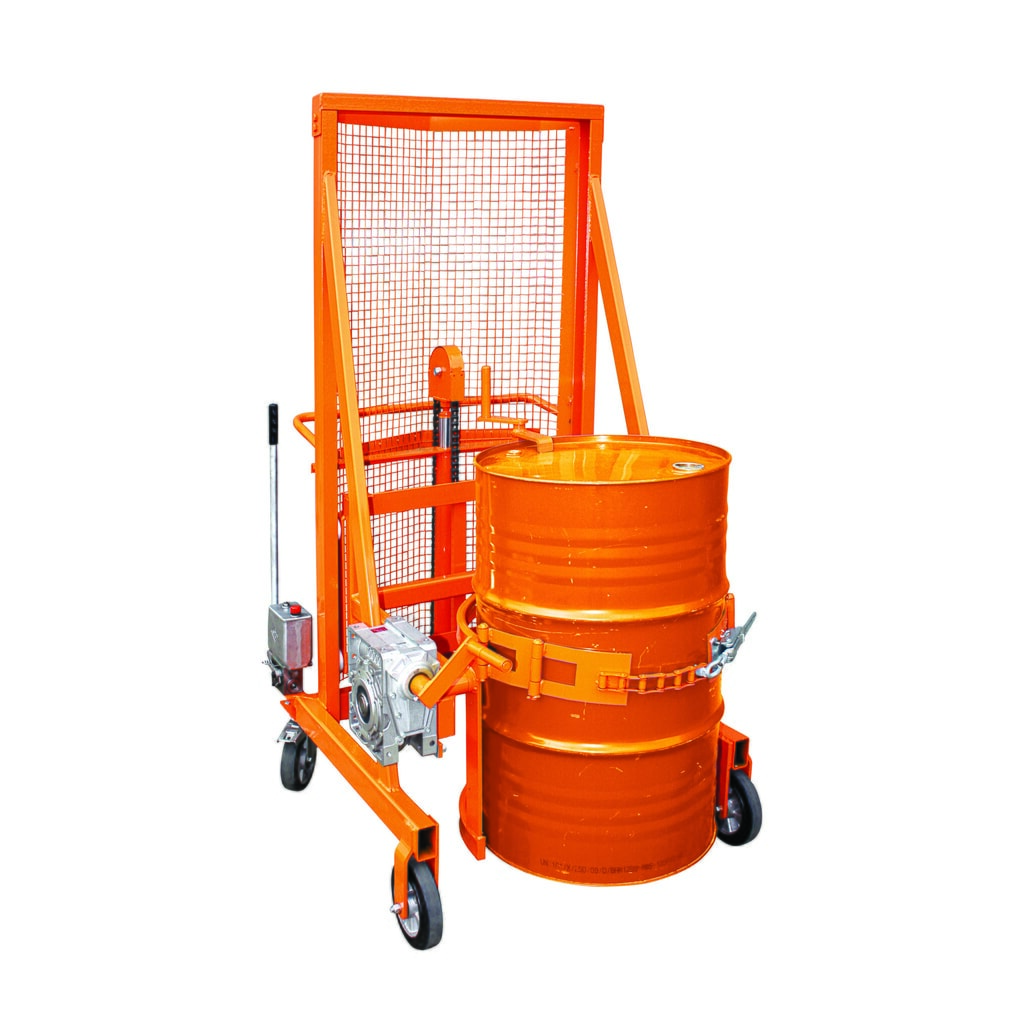 Produktabbildung Nr. 1: Eichinger® Fass-Car, mechanisch, Kurbel reinorange