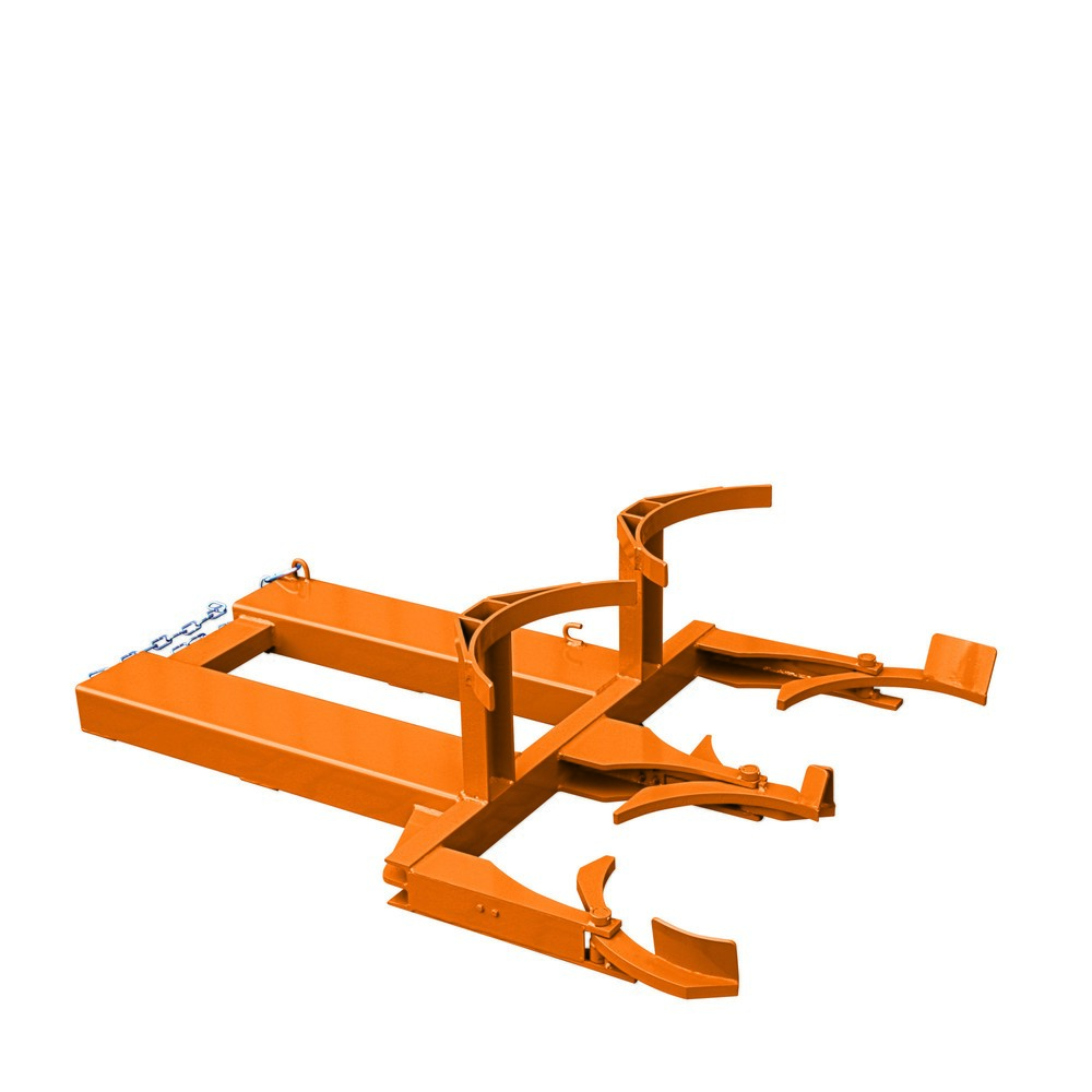 Produktabbildung Nr. 1: Eichinger® Fassheber für stehende Fässer, 1 x 120 L Fass, reinorange