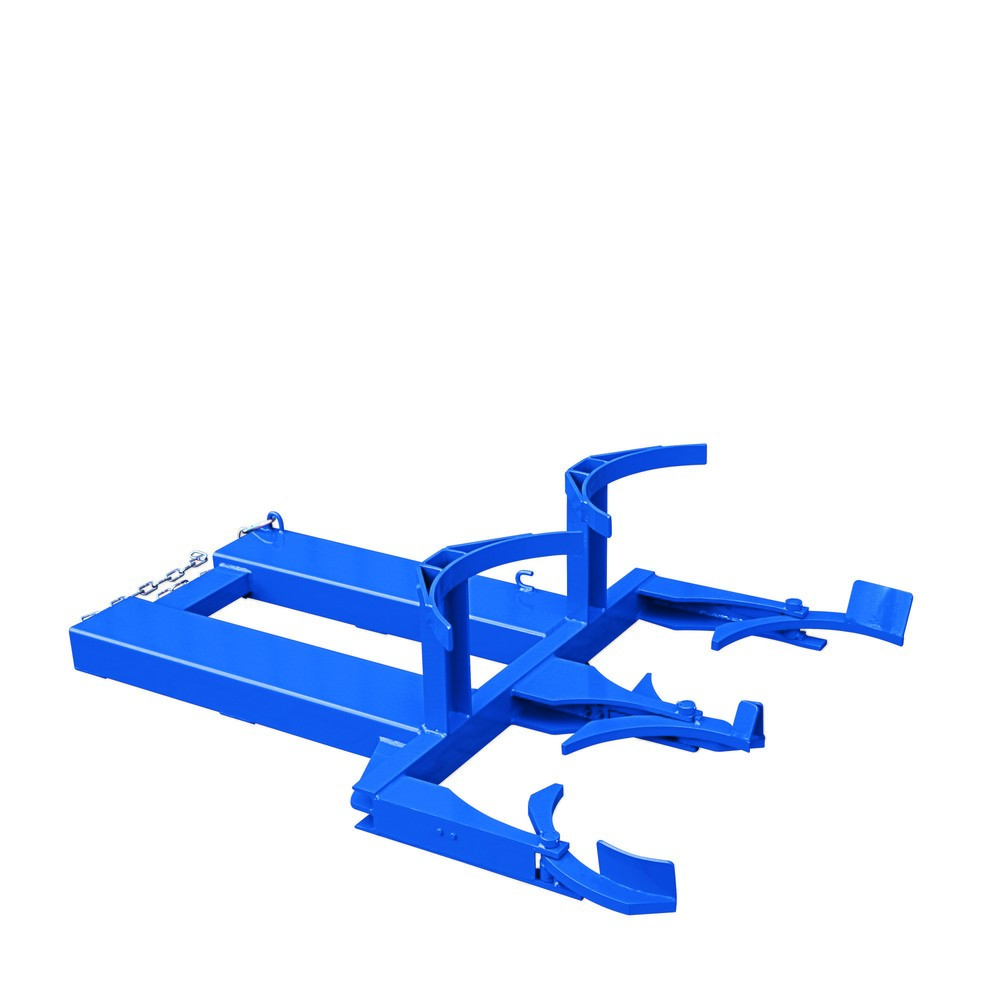 Produktabbildung: Eichinger® Fassheber für stehende Fässer, 1 x 120 L Fass, enzianblau