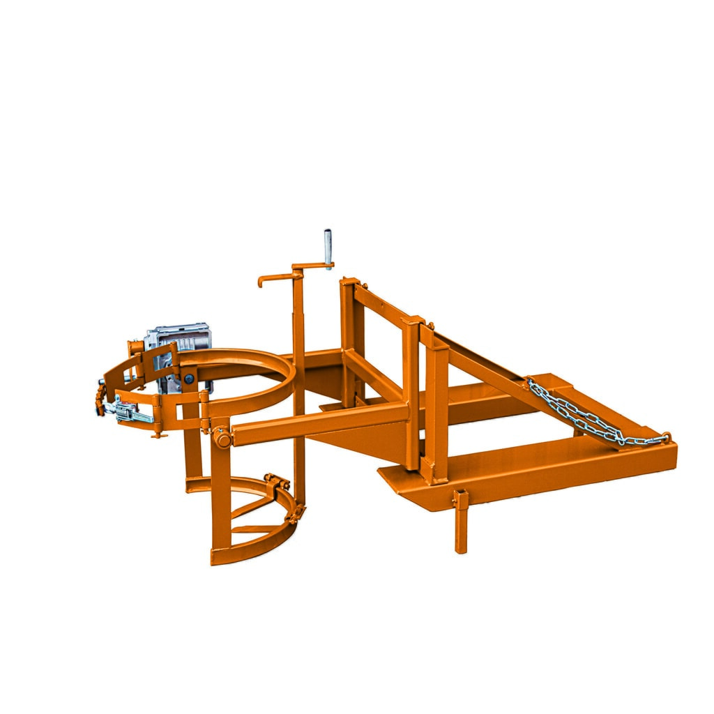 Eichinger® Fasskipper, Kurbel, 1 x Fass reinorange Produktabbildung Nr. 1: Eichinger® Fasskipper, Kurbel, 1 x Fass reinorange