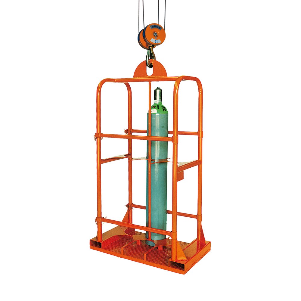 Produktabbildung Nr. 1: Eichinger® Gasflaschenkorb, 4 Flaschen ø 250 mm, reinorange
