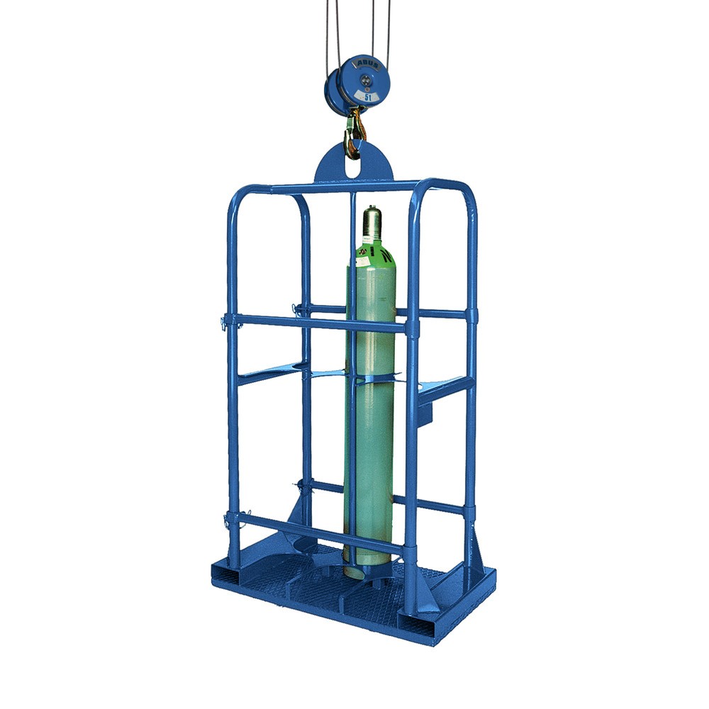 Produktabbildung Nr. 1: Eichinger® Gasflaschenkorb, 6 Flaschen ø 250 mm, enzianblau