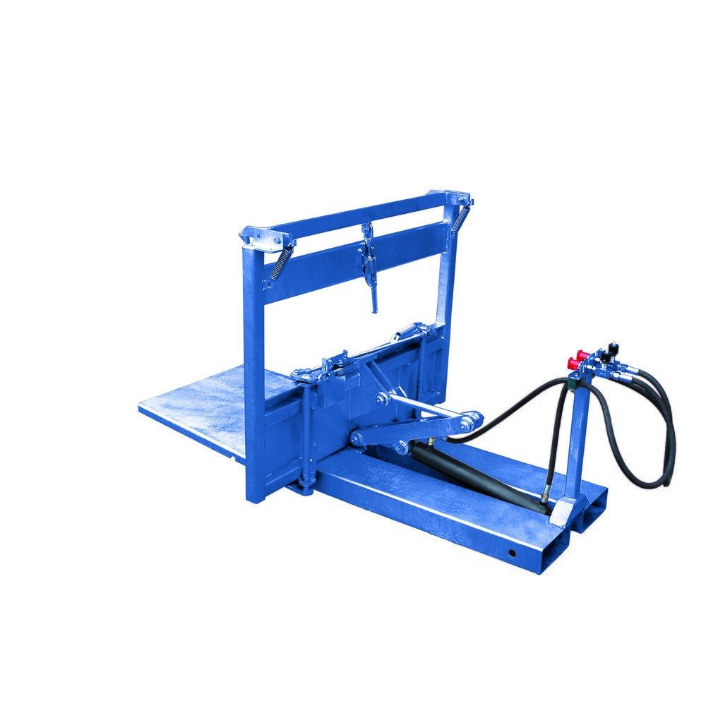 Produktabbildung: Eichinger® Gitterboxenkipper für Gitterbehälter in Euro-Norm, enzianblau