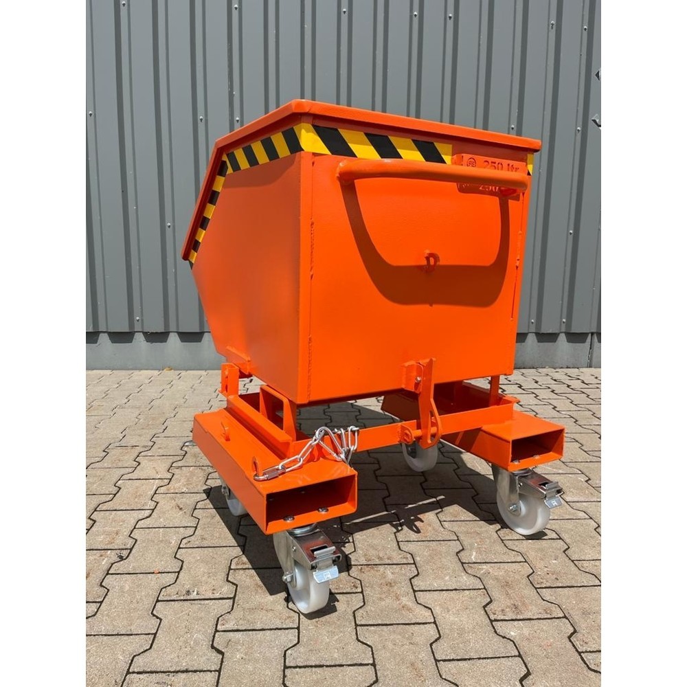 Produktabbildung Nr. 2: Eichinger® Kastenwagen mit Rollen und Einfahrtaschen, 300 kg, 200 Liter, anthrazitgrau