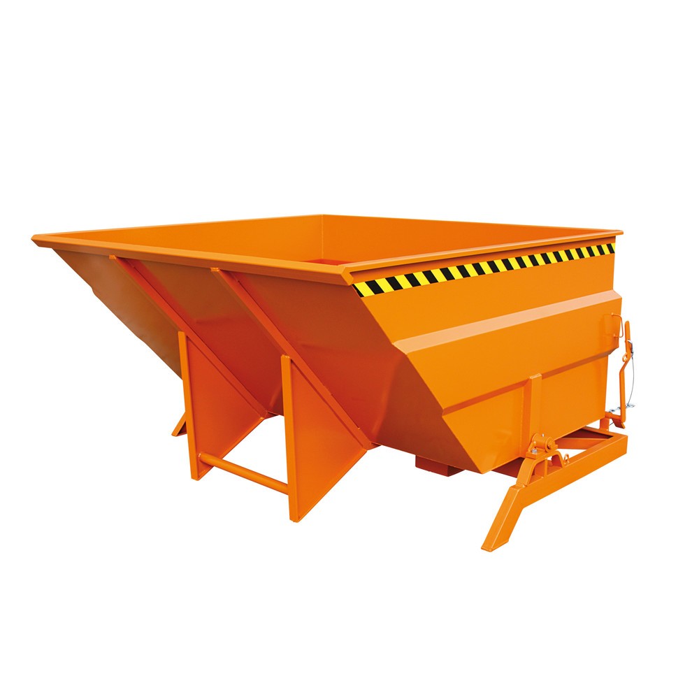 Produktabbildung Nr. 1: Eichinger® Kippbehälter extragroß und massiv, 2500 kg, 3000 Liter, reinorange