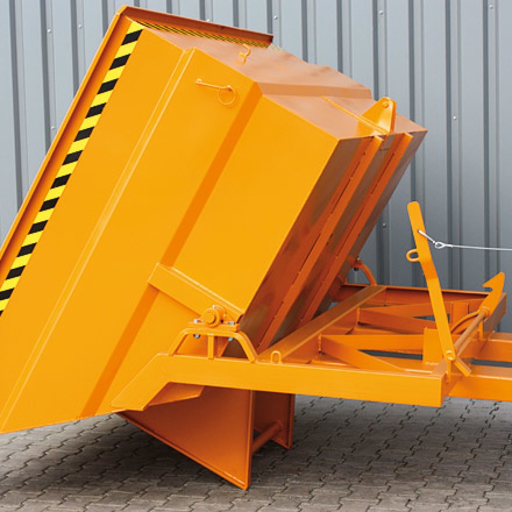 Produktabbildung Nr. 2: Eichinger® Kippbehälter extragroß und massiv, 2500 kg, 3000 Liter, enzianblau