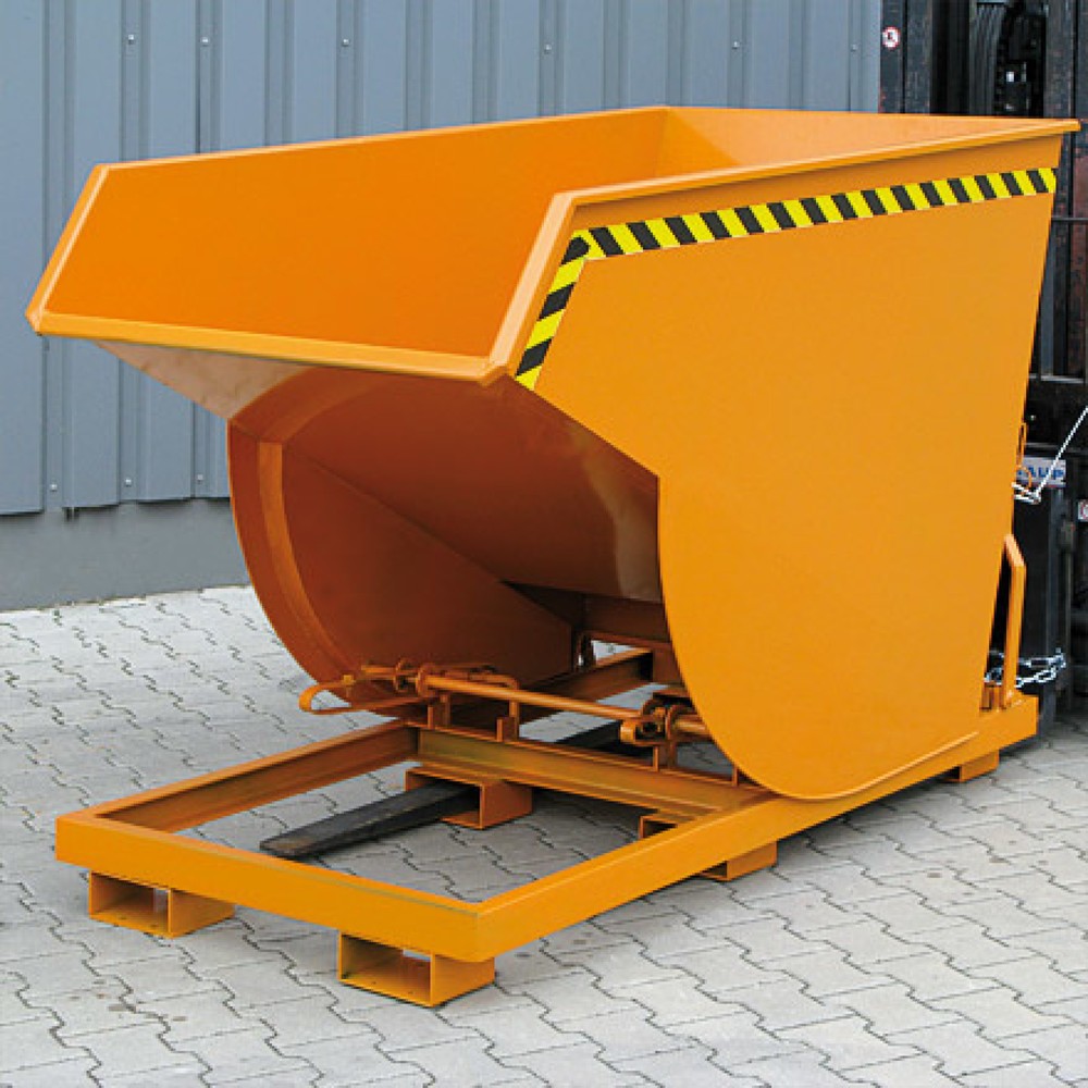 Produktabbildung Nr. 2: Eichinger® Kippbehälter in hoher Bauhöhe, 3500 kg, 2500 Liter, reinorange