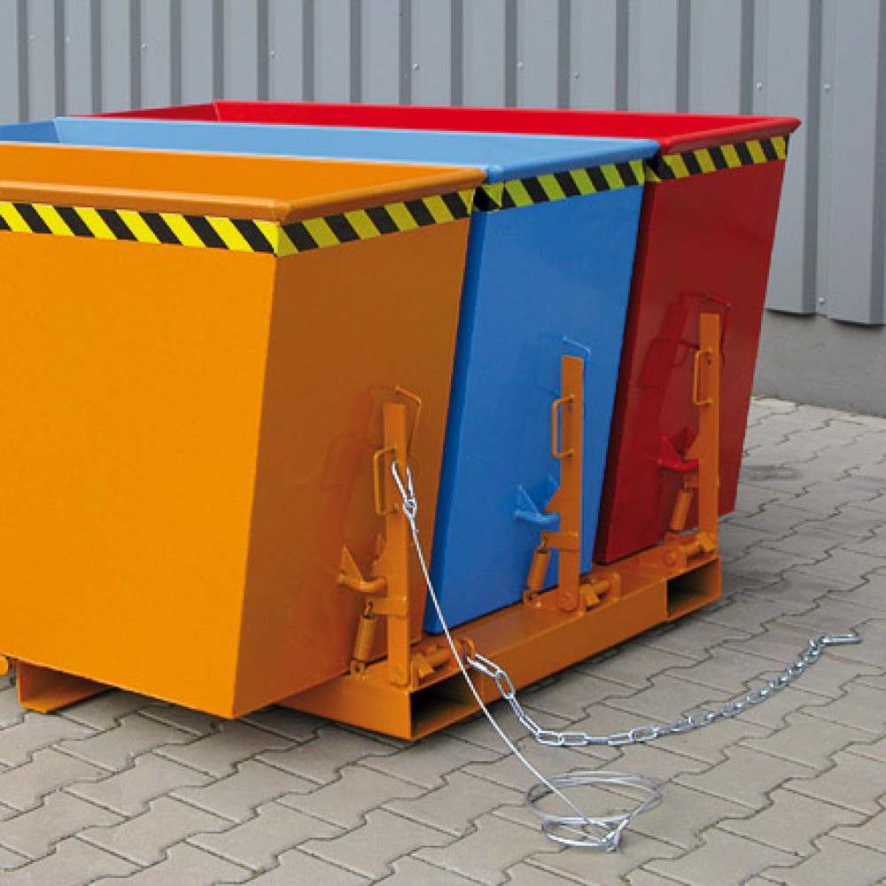 Produktabbildung Nr. 5: Eichinger® Kippbehälter  Sortiersystem 2in1 oder "3in1", 2x900 Liter, reinorange