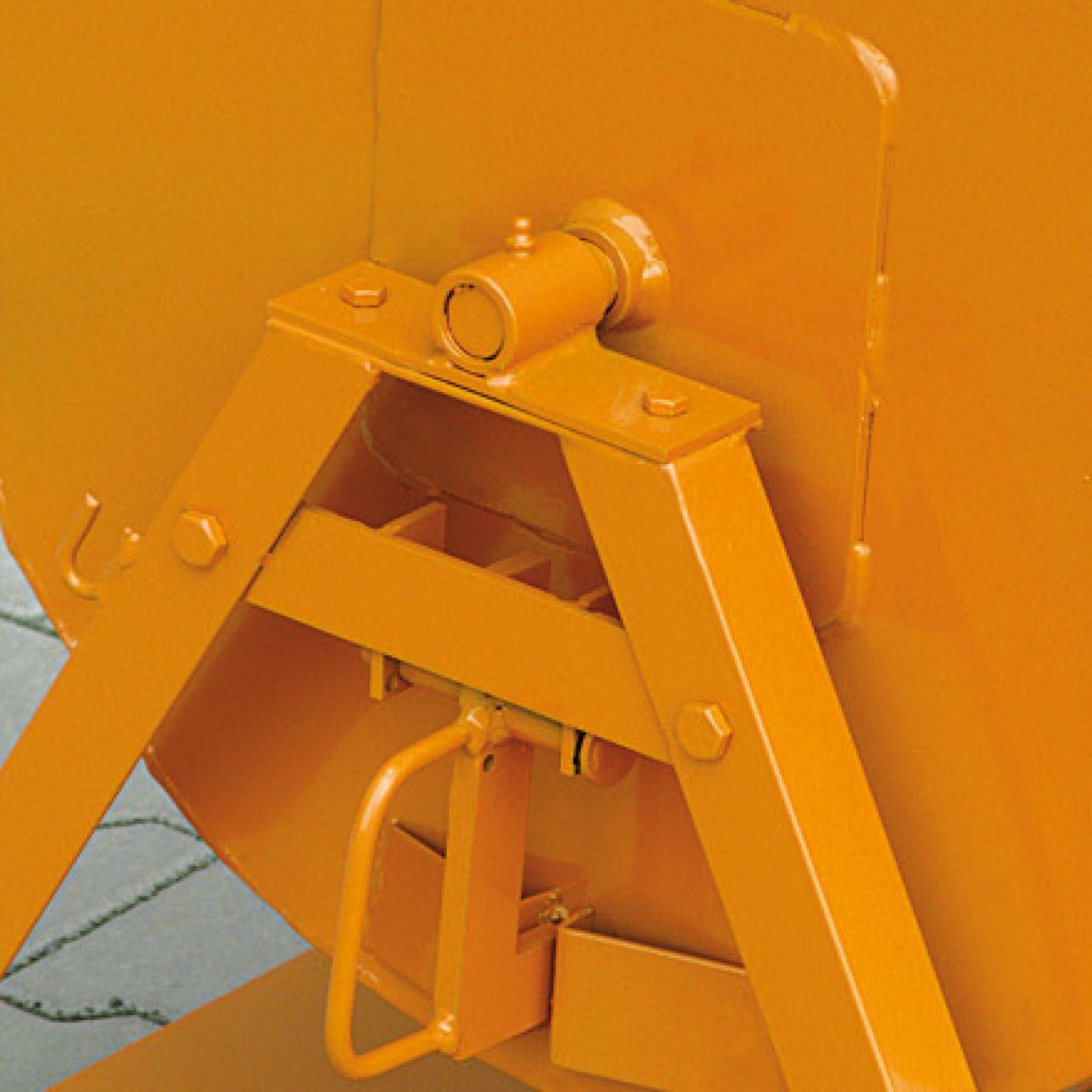 Produktabbildung Nr. 8: Eichinger® Kippmulde 2-seitig kippbar, von 4 Seiten anfahrbar, 500 kg, 600 Liter reinorange