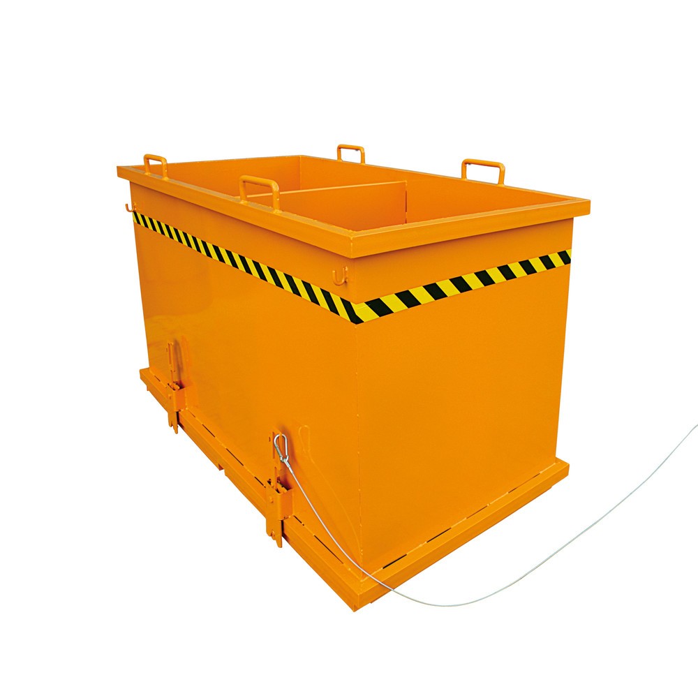 Produktabbildung Nr. 1: Eichinger® Klappbodenbehälter Sortiersystem, 3x600 LIter reinorange