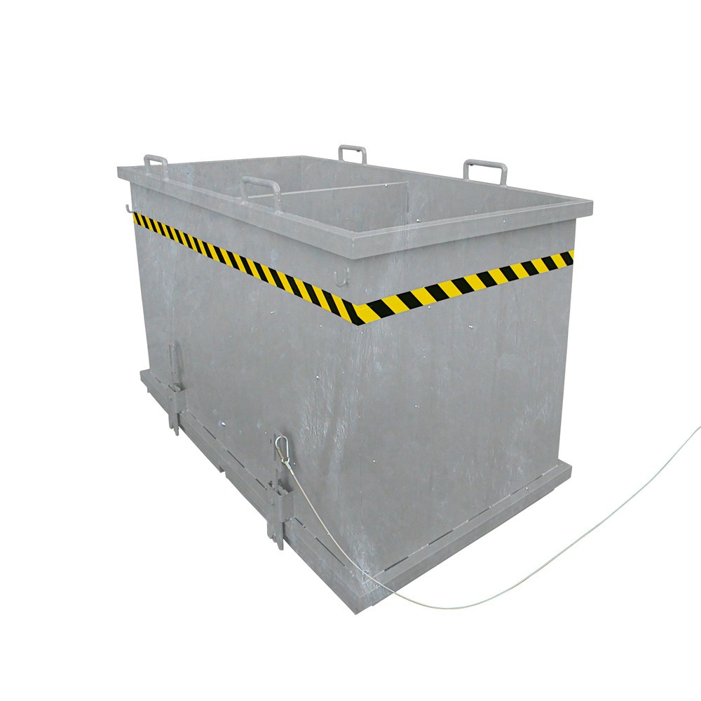 Produktabbildung Nr. 1: Eichinger® Klappbodenbehälter Sortiersystem, 3x600 LIter anthrazitgrau
