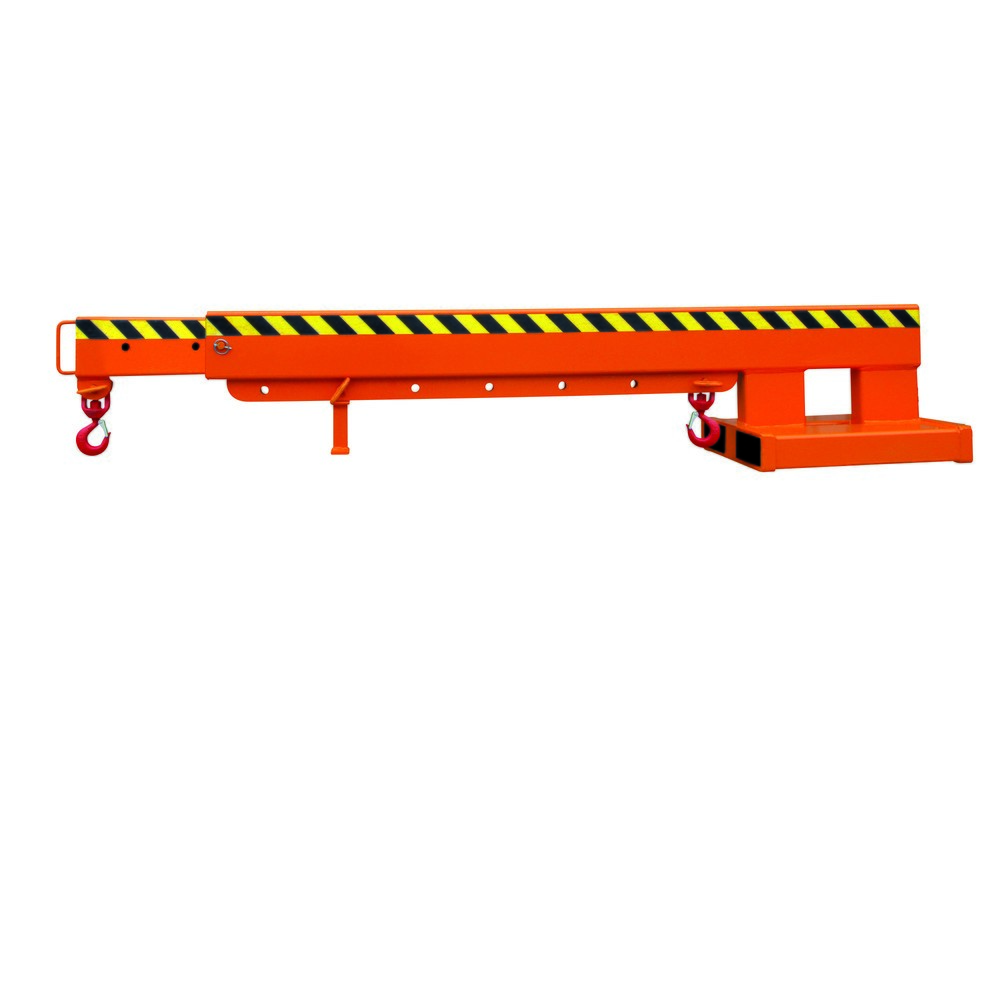 Produktabbildung: Eichinger® Kranarm teleskopierbar, 2500 kg,  reinorange