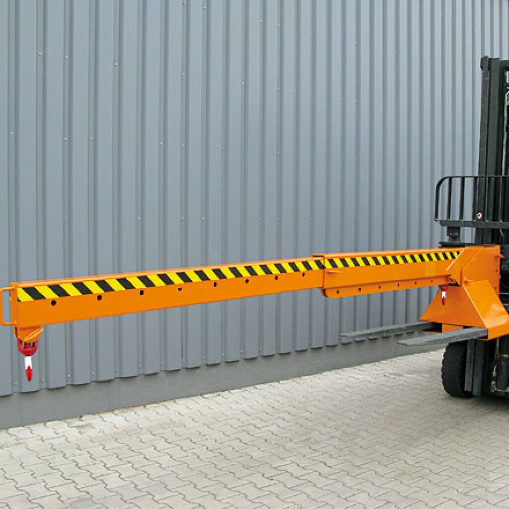 Produktabbildung Nr. 2: Eichinger® Kranarm teleskopierbar und höhenverstellbar, 2500 kg,  reinorange