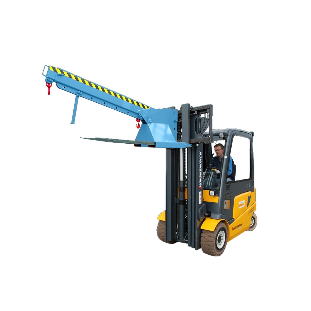 Produktabbildung: Eichinger® Kranarm teleskopierbar und höhenverstellbar, 2500 kg,  enzianblau