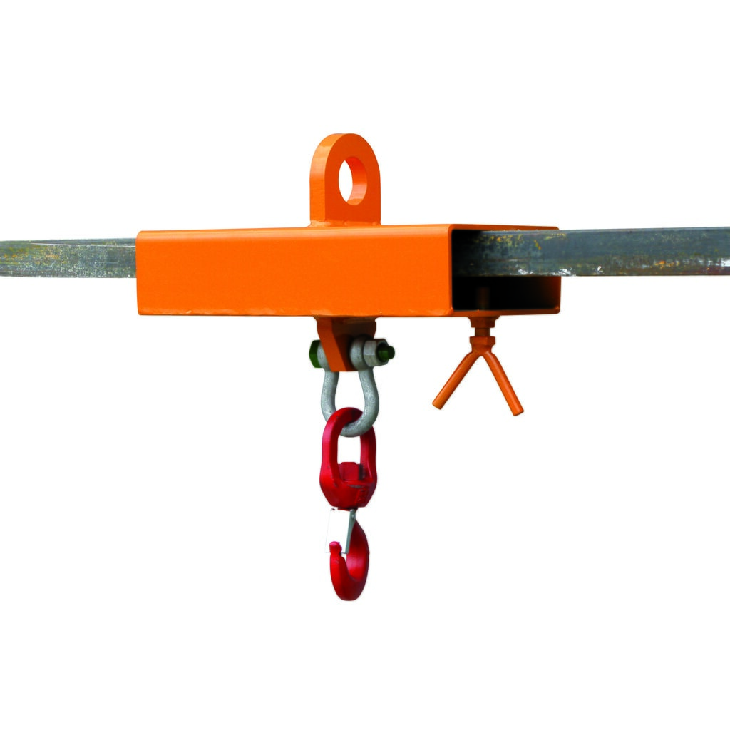 Eichinger® Lasthaken Stapler-Aufsatz für 1 Zinken, 1000 kg, reinorange Produktabbildung Nr. 1: Eichinger® Lasthaken Stapler-Aufsatz für 1 Zinken, 1000 kg, reinorange
