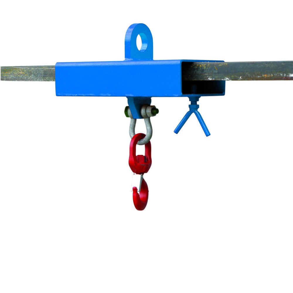 Produktabbildung: Eichinger® Lasthaken Stapler-Aufsatz für 1 Zinken, 1000 kg,  enzianblau