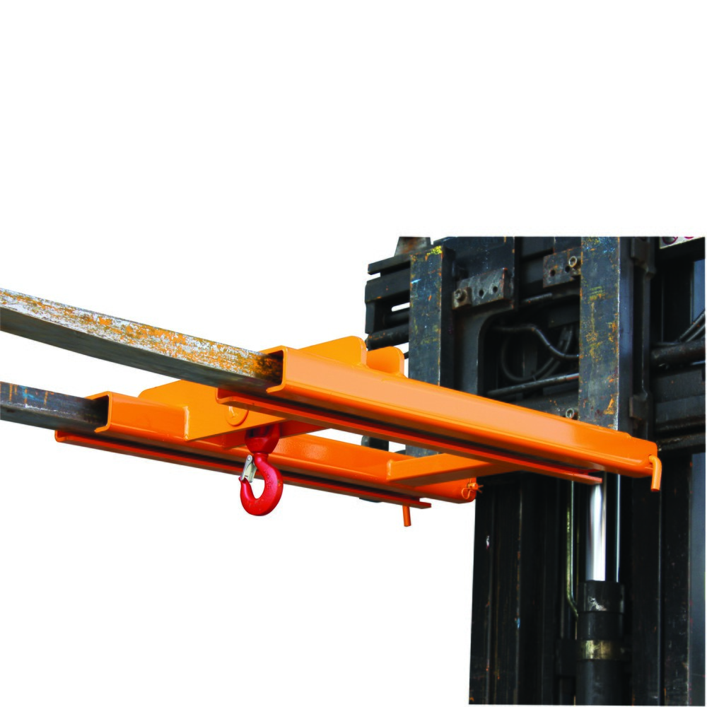 Produktabbildung: Eichinger® Lasthaken Stapler-Aufsatz für 2 Zinken, 2000 kg,  reinorange