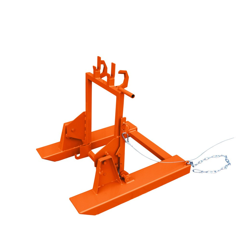 Produktabbildung: Eichinger® Mülltonnenkipper für Haushaltstonnen, 600 kg, 80 bzw 120 Liter Tonne reinorange
