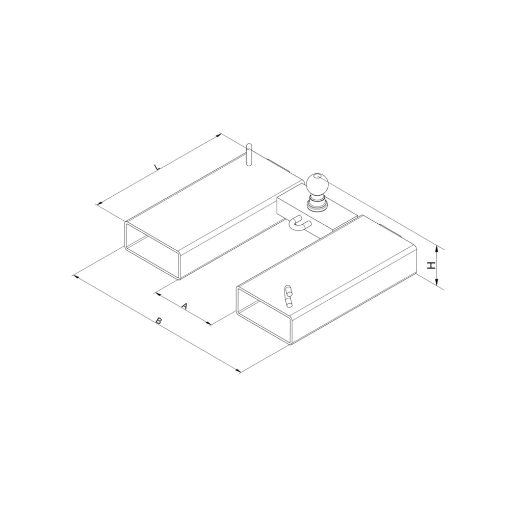 Eichinger® Rangierhilfe für Anhänger mit Kugel-Kupplung/PKW-Anhänger, reinorange Produktabbildung Nr. 2: Eichinger® Rangierhilfe für Anhänger mit Kugel-Kupplung/PKW-Anhänger, reinorange