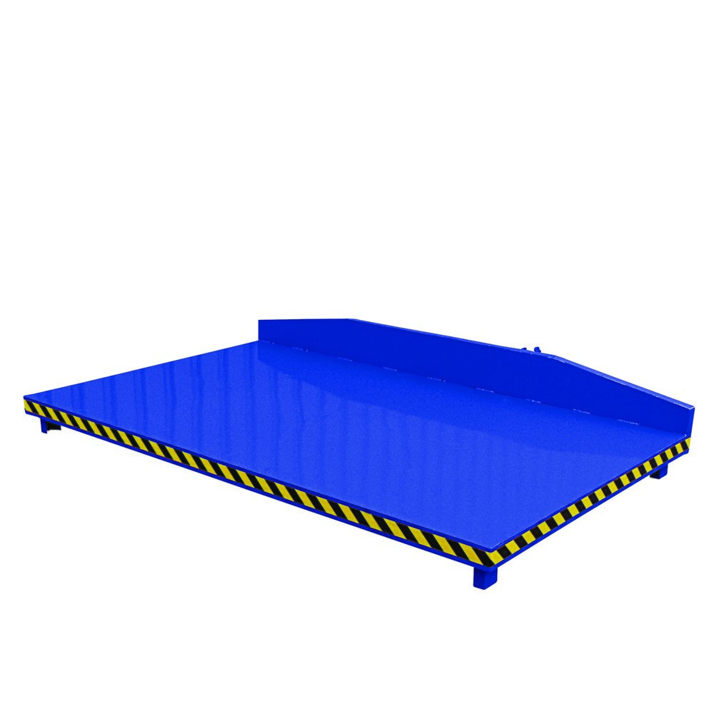 Produktabbildung: Eichinger® Sammelplattform, LxB 2500x1790 mm, enzianblau