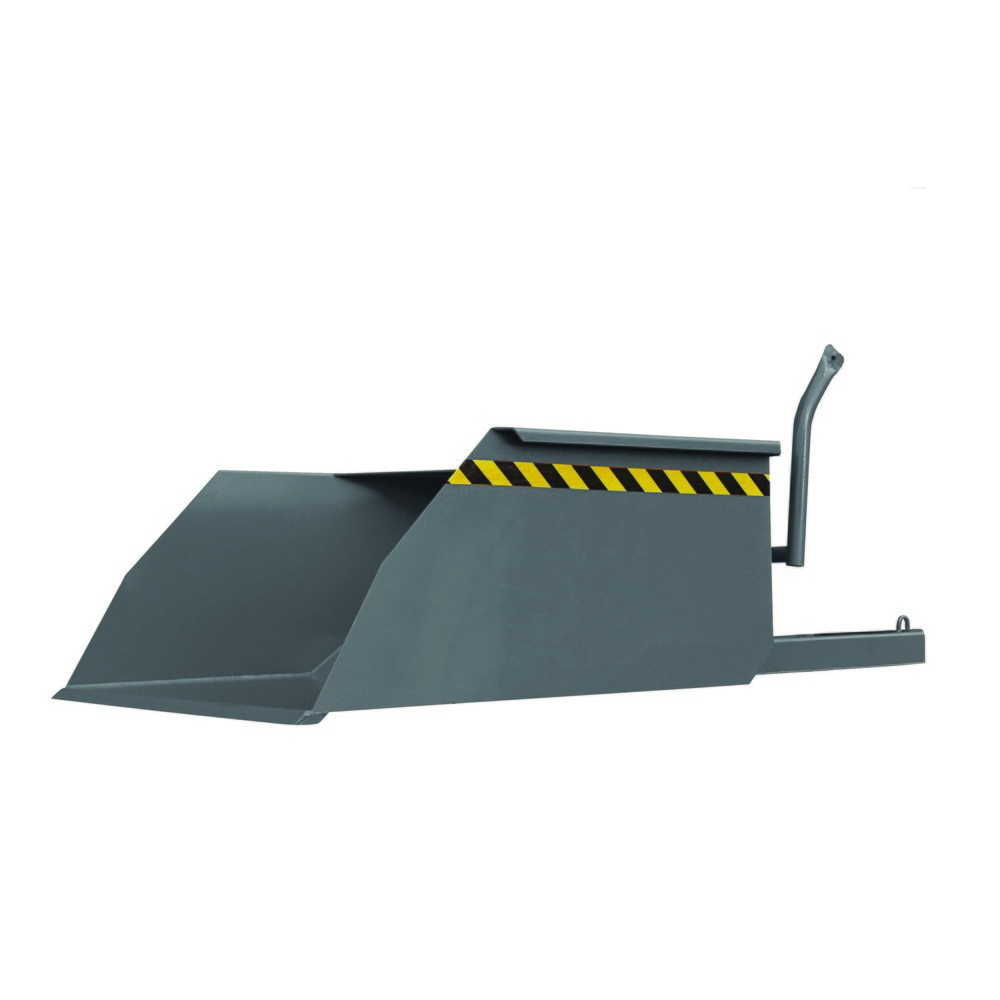 Produktabbildung: Eichinger® Schaufel mit geschlossenen Stapler-Einfahrtaschen, 1500 kg, 300 Liter anthrazitgrau