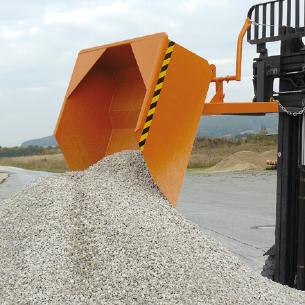 Produktabbildung Nr. 3: Eichinger® Schaufel mit geschlossenen Stapler-Einfahrtaschen, 1500 kg, 300 Liter anthrazitgrau
