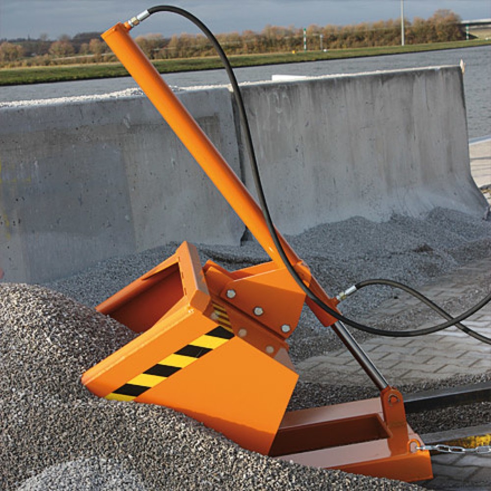 Produktabbildung Nr. 2: Eichinger® Schaufel mit hydraulischer Kippvorrichtung, 1000 kg, 500 Liter, anthrazitgrau