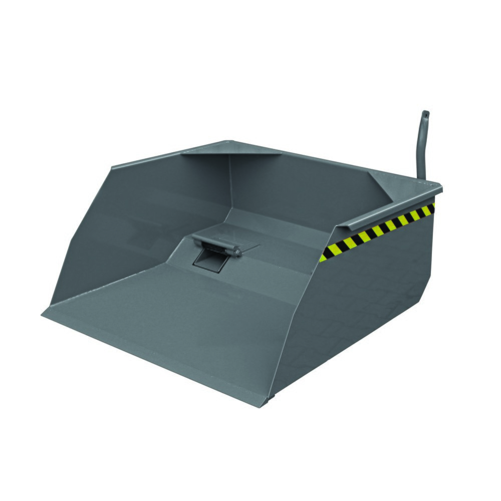Produktabbildung: Eichinger® Schaufel mit Staplergabel-Durchschub, 2000 kg, 400 Liter anthrazitgrau