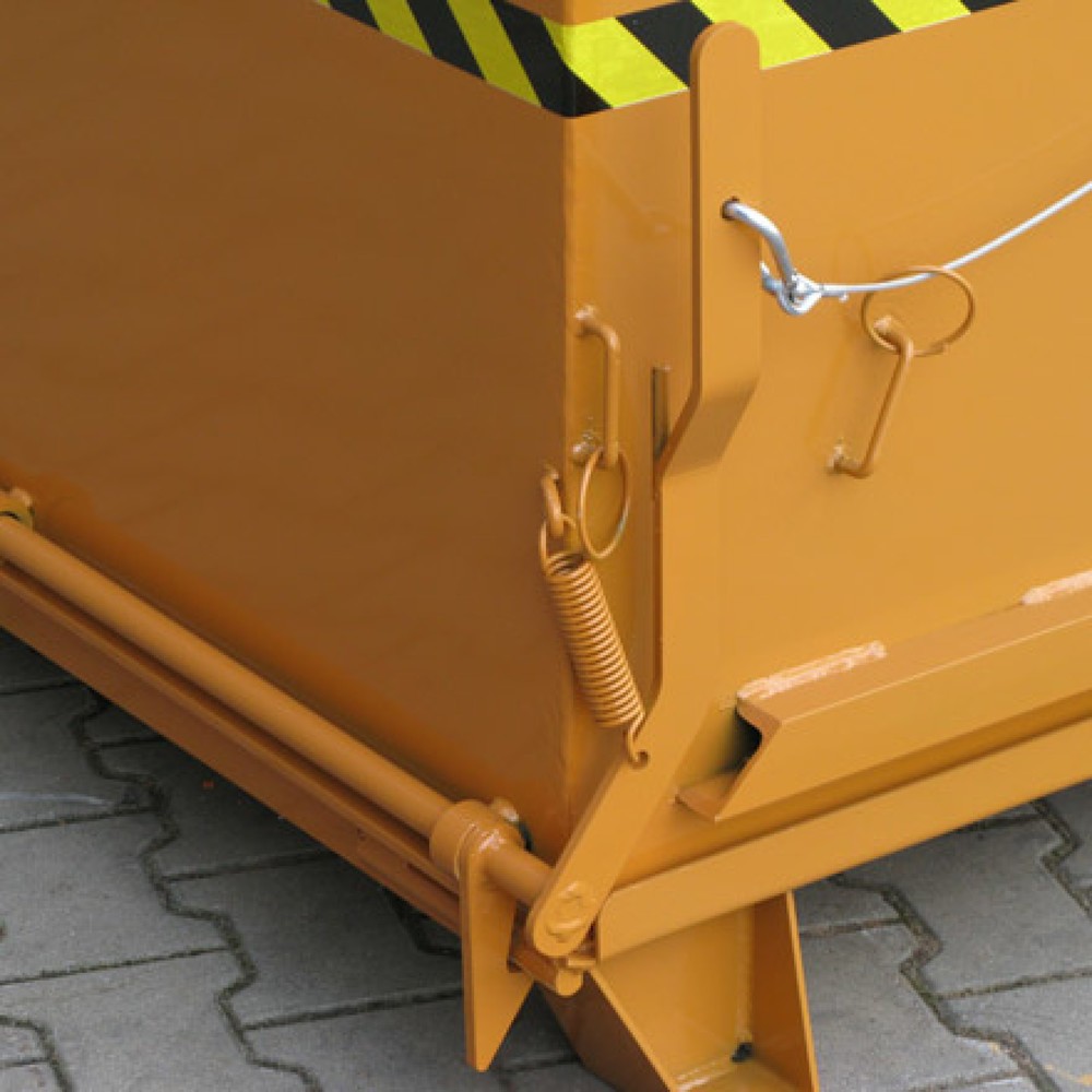 Produktabbildung Nr. 6: Eichinger® Schuttbehälter mit Klappboden, 1000 kg, 500 Liter anthrazitgrau