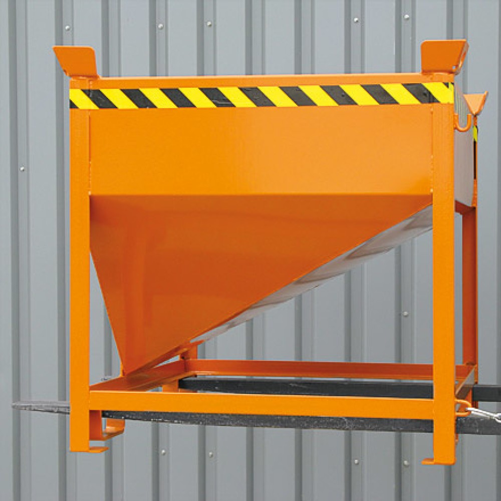Produktabbildung Nr. 4: Eichinger® Silobehälter mit Auslaufschieber, 300 Liter reinorange