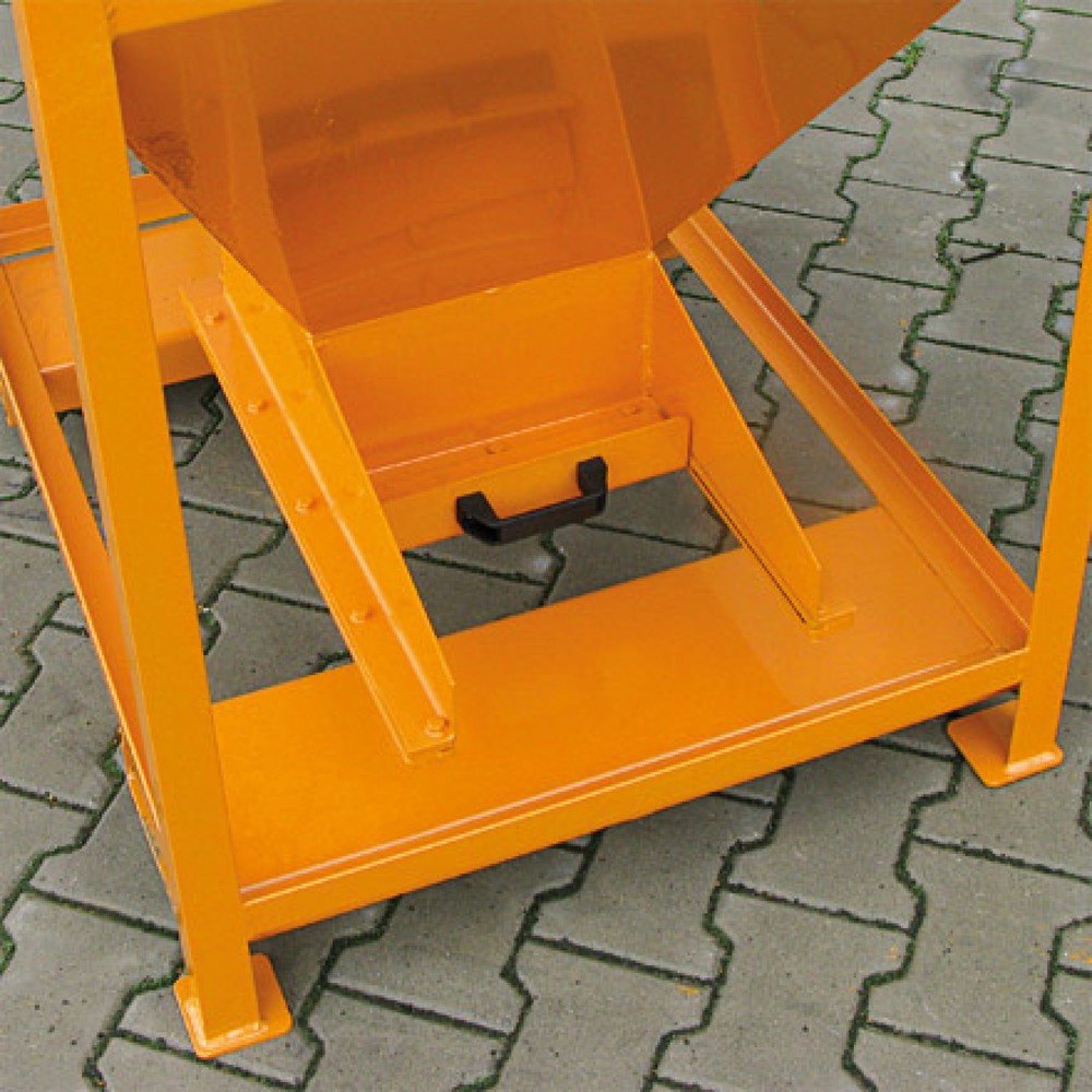 Produktabbildung Nr. 5: Eichinger® Silobehälter mit Dosier-Schiebeklappe am Auslauftrichter, 300 Liter enzianblau