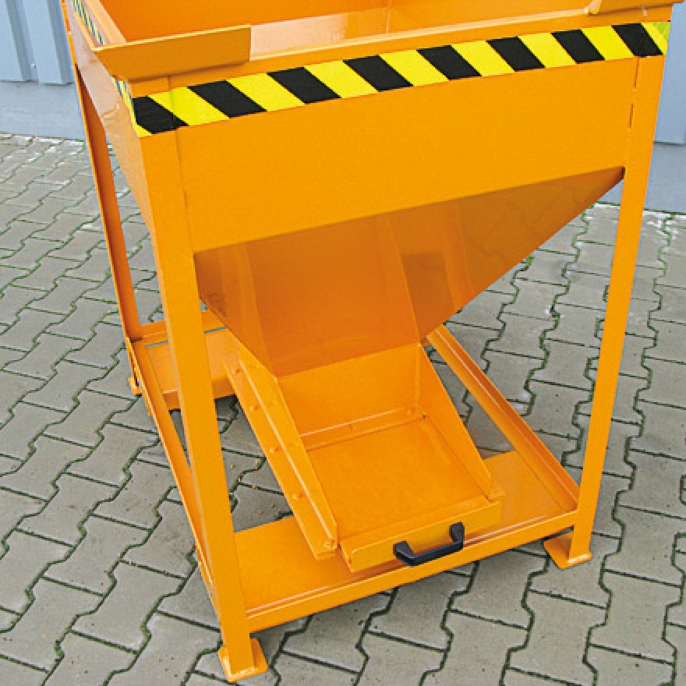 Produktabbildung Nr. 6: Eichinger® Silobehälter mit Dosier-Schiebeklappe am Auslauftrichter, 300 Liter enzianblau