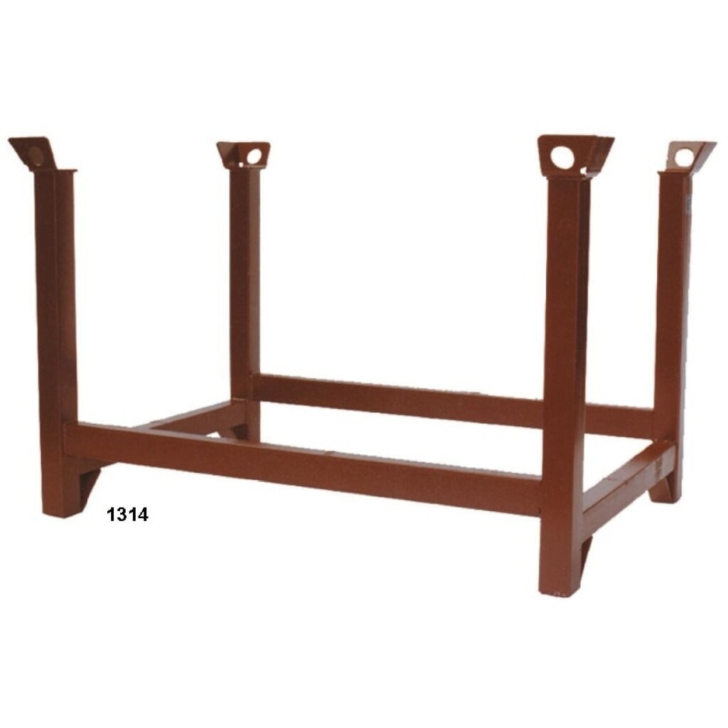 Eichinger® Stapelpaletten-Gestell, 2000 kg, LxBxH 1000x800x750 mm, schokoladenbraun Produktabbildung: Eichinger® Stapelpaletten-Gestell, 2000 kg, LxBxH 1000x800x750 mm, schokoladenbraun
