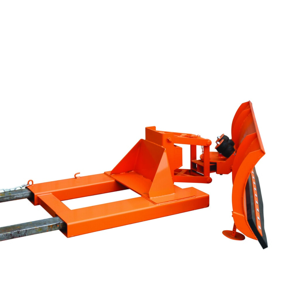 Eichinger® Schneepflug mit Niveauausgleich, Einfahrtasche unten Schildbreite 1500 mm reinorange, stahl Produktabbildung: Eichinger® Schneepflug mit Niveauausgleich, Einfahrtasche unten Schildbreite 1500 mm reinorange, stahl