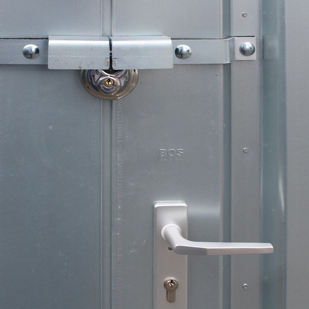 Produktabbildung: BOS® Einbruchsicherung EBS für 2-flügelige Türen, SC- und SGL-Container