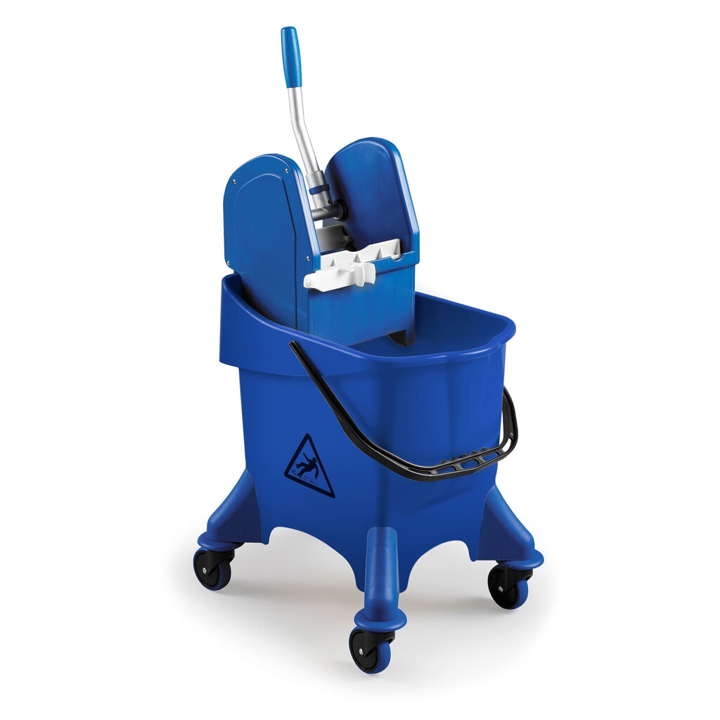 Produktabbildung: Einfach-Fahreimer Poly I, 1x 30 Liter, Mopp-Presse