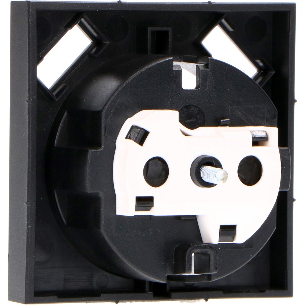 Produktabbildung Nr. 3: Einlegeplatte 2x USB-A - 55x55mm - mattschwarz