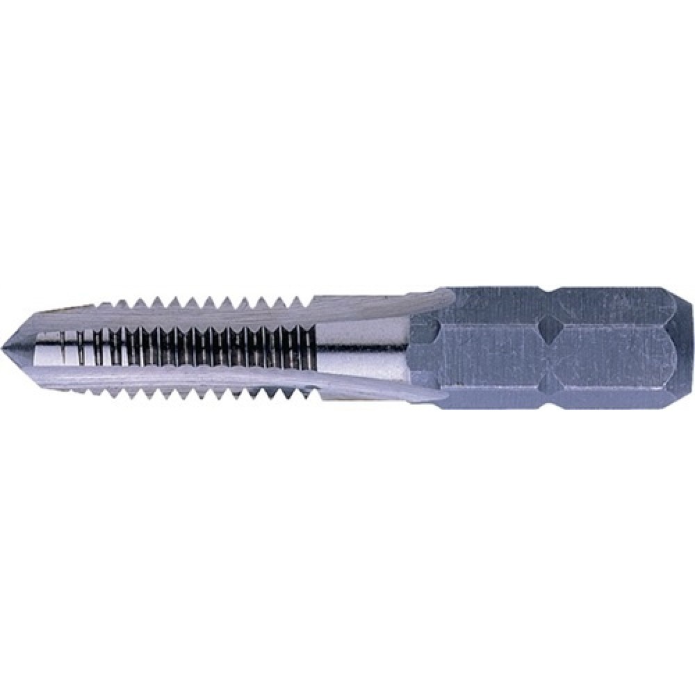 Einschnittgewindebohrer DIN3126 HSSG 1/4 Zoll 6KT-Bit M8x19mm EXACT