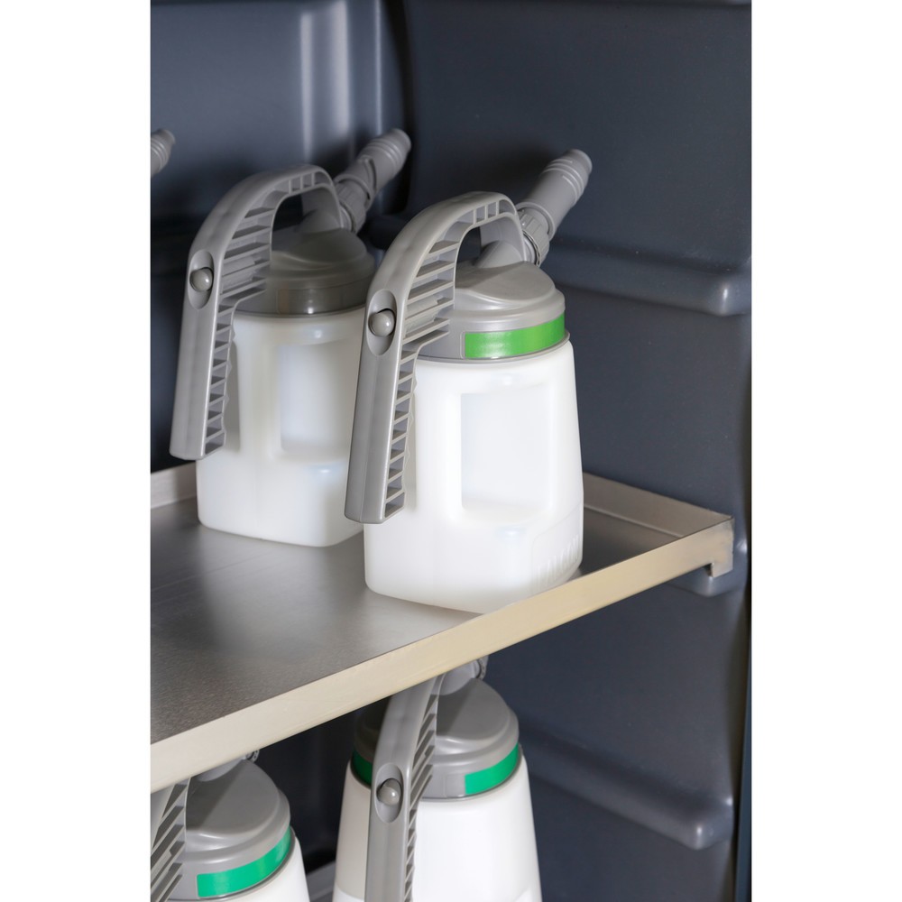 Produktabbildung: Einschubwanne für Umweltschrank, aus Edelstahl, Breite 600 mm