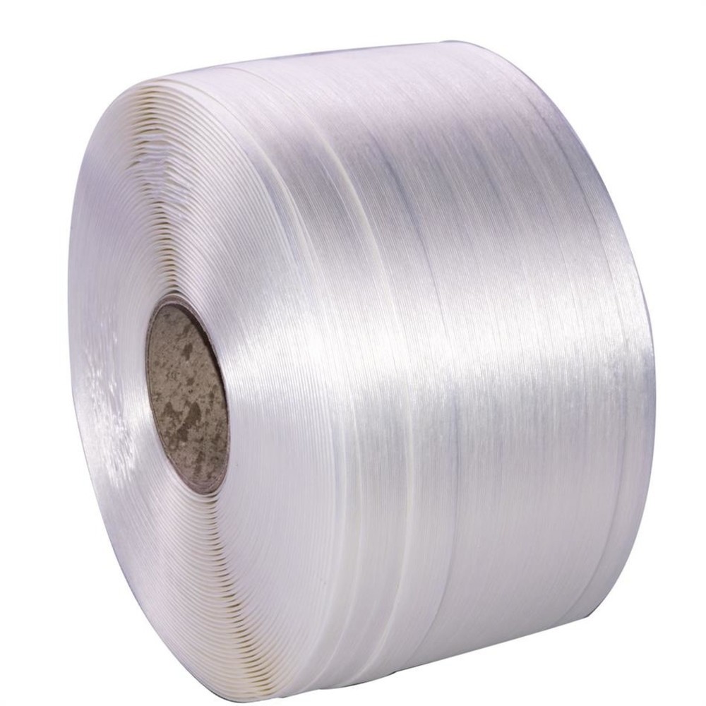 Produktabbildung Nr. 3: Einsteiger-Set Textilbandumreifung, verleimtes Fadenstrukturband, Bandbreite 16 mm