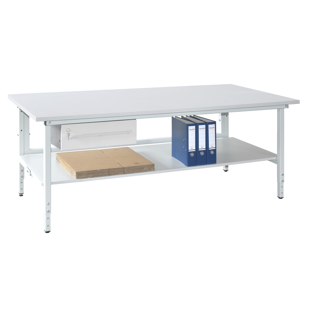 Produktabbildung Nr. 2: DAHMEN Manuell höhenverstellbarer Packtisch Classic, einseitig, HxBxT 700-950 x 1.600 x 900 mm