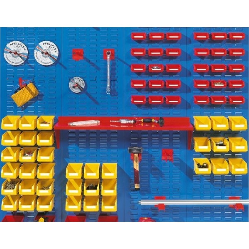 Produktabbildung: Einzelplatten für Kappes RasterPlan Schlitzplatten, HxB 1.500 x 450 mm, enzianblau